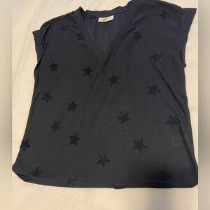 Studio B by Bobeau Star Print T-Shirt